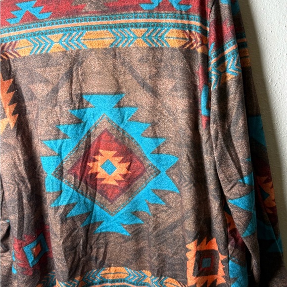 Colorful Geometric Patterned Cardigan - Picture 4 of 6